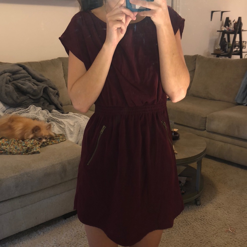 Maroon dress